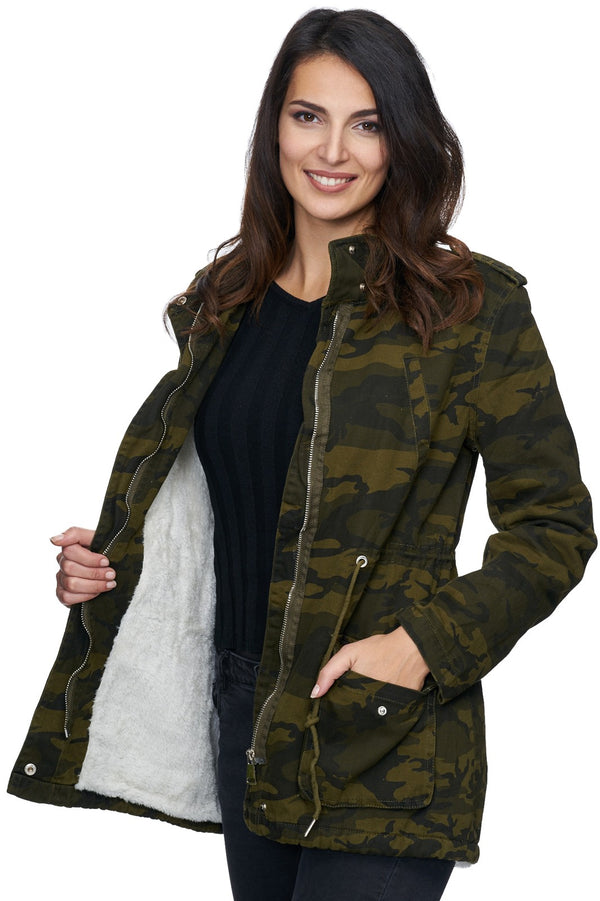 Damen Winter Jacke camouflage mit Teddyfell-Futter D-243_78025.jpg
