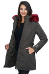 Damen Winter Jacke mit Kapuze Kunstfellkragen D-225_77872.jpg