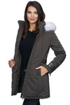 Damen Winter Jacke mit Kapuze Kunstfellkragen D-225_77873.jpg