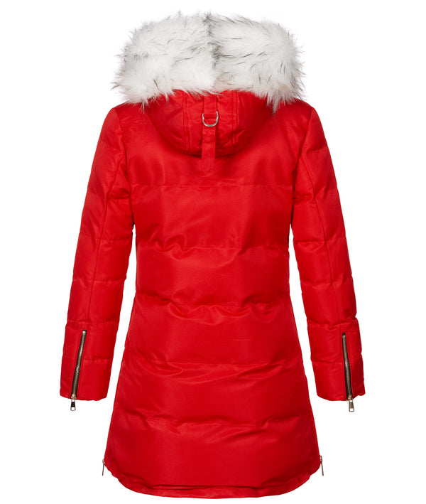 Damen Winter Jacke mit Kunstfellkragen D-452 _81357.jpg