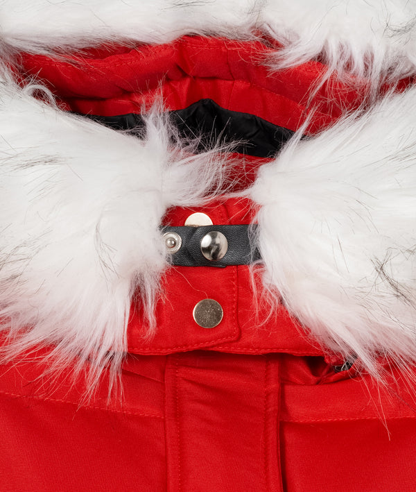 Damen Winter Jacke mit Kunstfellkragen D-452 _81358.jpg