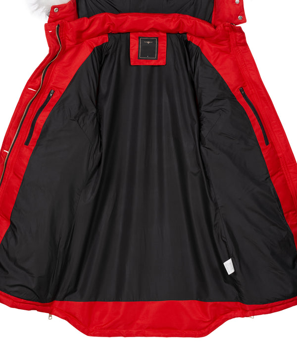 Damen Winter Jacke mit Kunstfellkragen D-452 _81362.jpg