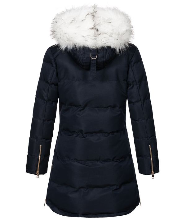 Damen Winter Jacke mit Kunstfellkragen D-452 _81365.jpg