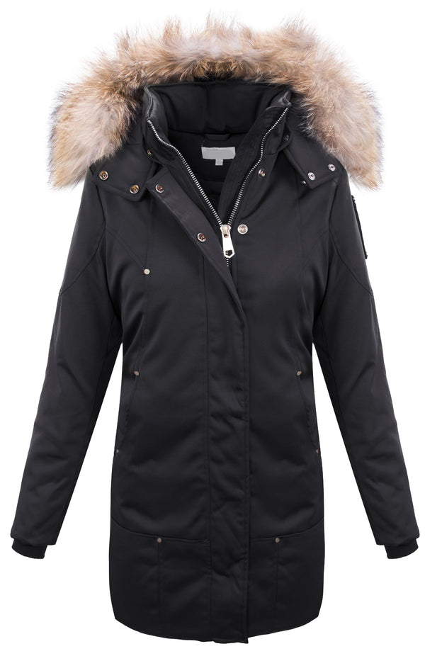 Damen Winter Mantel Kapuze mit Echtpelz D-410_78769.jpg