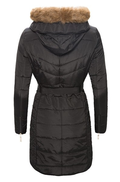 Damen Winter Mantel Steppjacke Kunstfell D-104 _36081.jpg