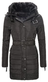 Damen Winter Mantel Steppjacke Schwarz D-106 _63005.jpg