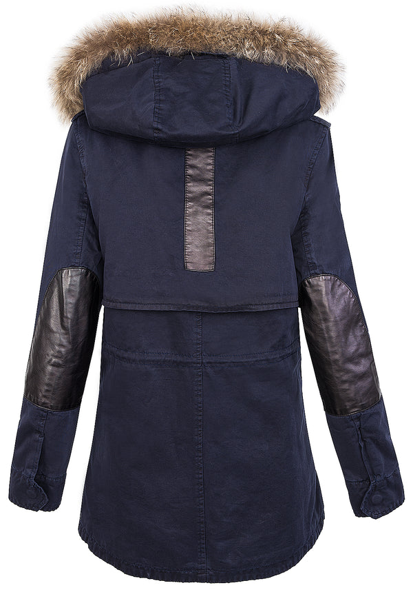 Damen Winter Parka Kapuze mit Echt Pelz Kragen D-20_77544.jpg