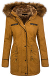 Damen Winter Parka mit Kapuze Kunstfellkragen D-214 _77628.jpg