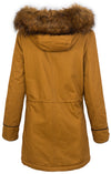 Damen Winter Parka mit Kapuze Kunstfellkragen D-214 _77631.jpg