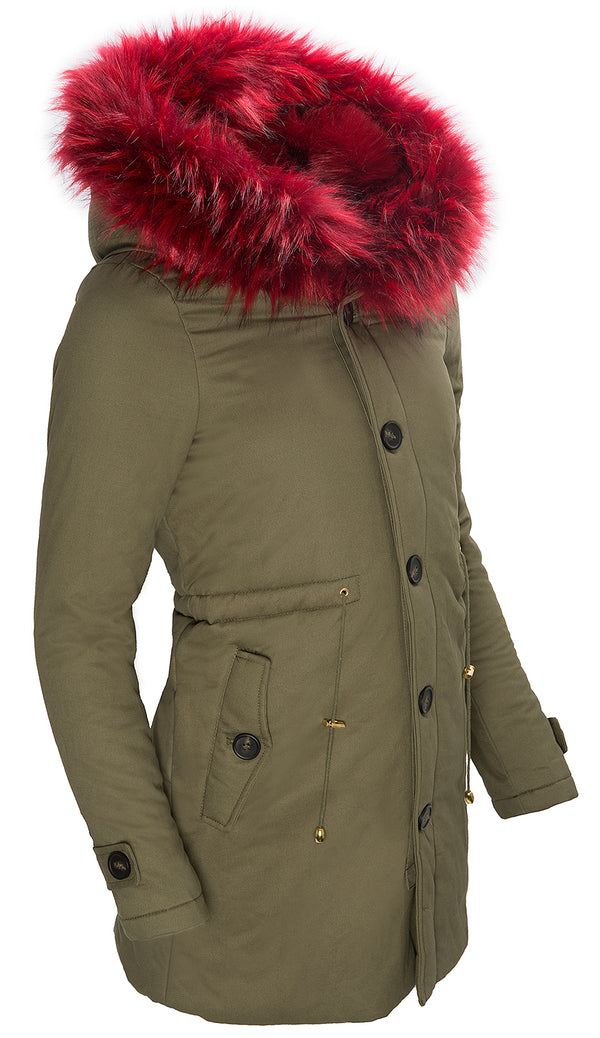 Damen Winter Parka mit XXL-Kunstfellkragen D-122 _77336.jpg