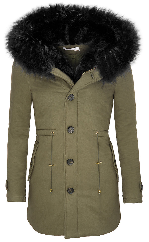 Damen Winter Parka mit XXL-Kunstfellkragen D-122 _77340.jpg