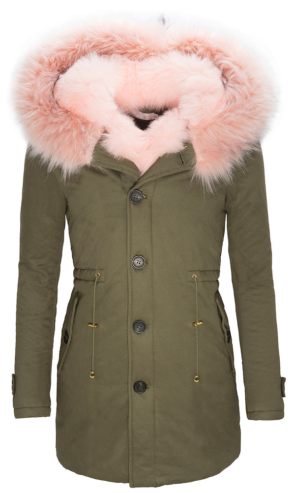 Damen Winter Parka mit XXL-Kunstfellkragen D-122 _77377.jpg