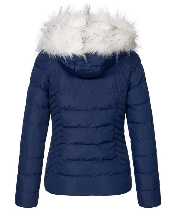 Damen Winter Steppjacke mit Kunstfellkragen D-453 _81373.jpg