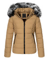 Damen Winter Steppjacke mit Kunstfellkragen D-453 _81379.jpg