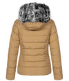 Damen Winter Steppjacke mit Kunstfellkragen D-453 _81381.jpg