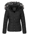 Damen Winter Steppjacke mit Kunstfellkragen D-453 _81382.jpg