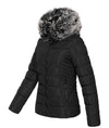 Damen Winter Steppjacke mit Kunstfellkragen D-453 _81383.jpg