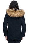 Damen Winterjacke Gefüttert Kapuze mit Kunstfellkragen D-226_77886.jpg