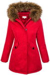 Damen Winterjacke Parka Echtfell Kapuze D-204 _77565.jpg
