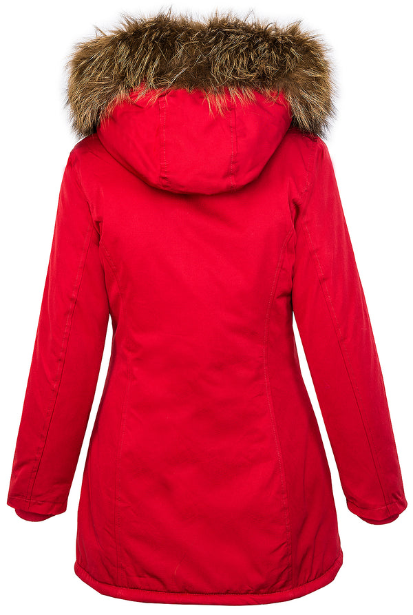 Damen Winterjacke Parka Echtfell Kapuze D-204 _77568.jpg