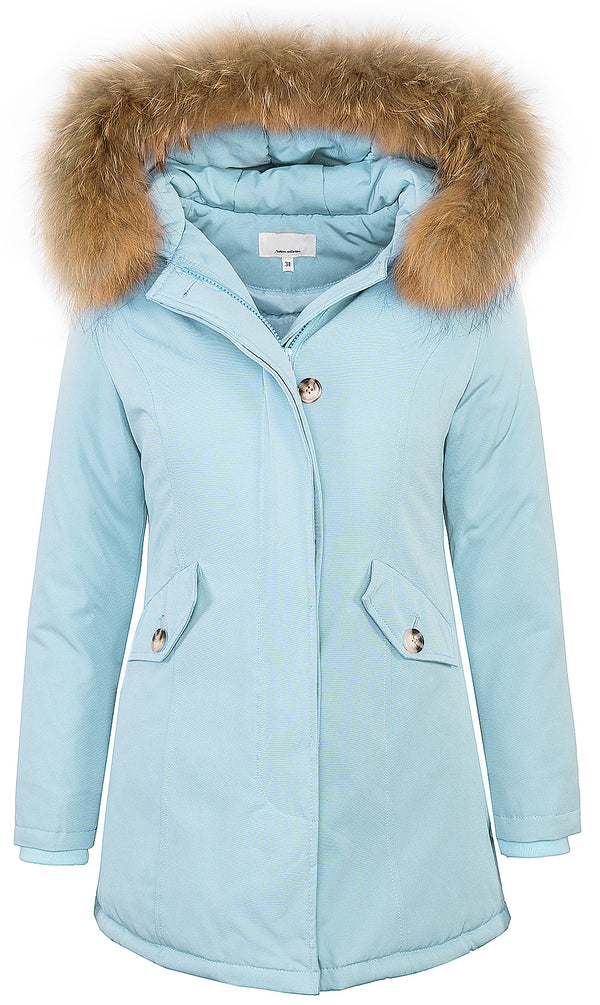 Damen Winterjacke Parka Echtfell Kapuze D-204 _77570.jpg