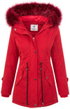 Damen Winterjacke Parka Kapuze mit Kunstfellkragen D-345_78481.jpg