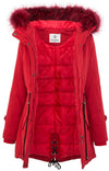 Damen Winterjacke Parka Kapuze mit Kunstfellkragen D-345_78482.jpg