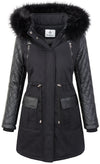 Damen Winterjacke Parka Kunstlederärmel D-348_78489.jpg