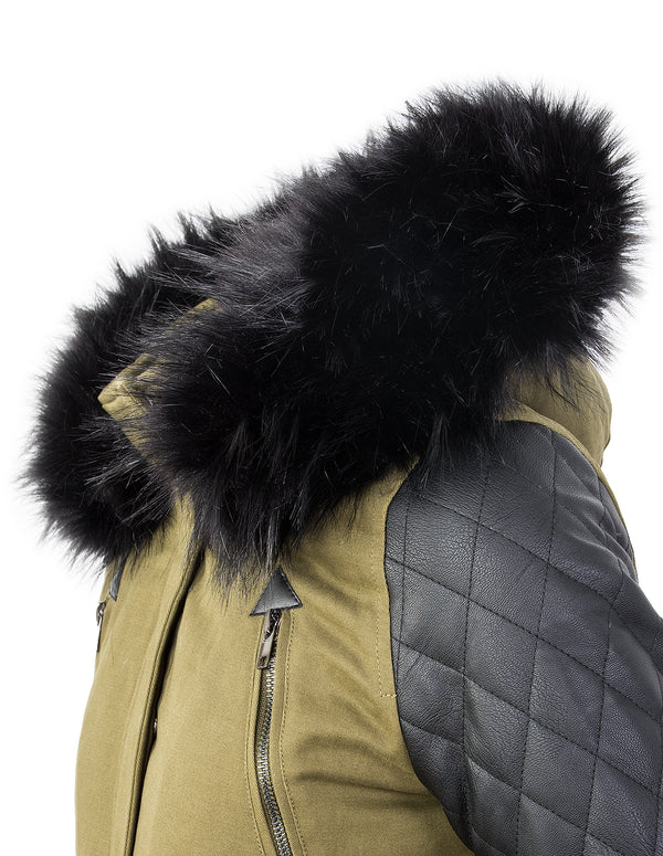 Damen Winterjacke Parka Kunstlederärmel D-348_78491.jpg