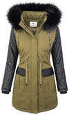 Damen Winterjacke Parka Kunstlederärmel D-348_78494.jpg
