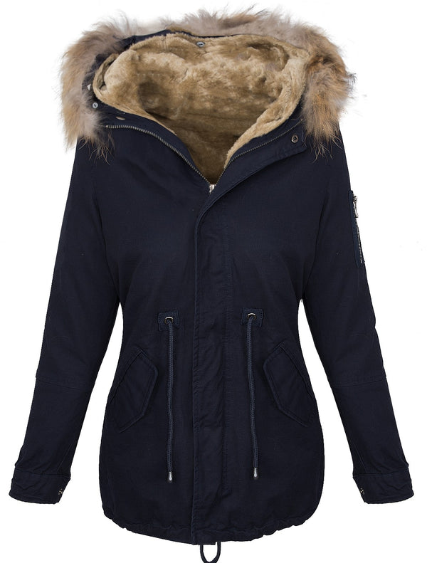 Damen Winterjacke Parka mit Echt-Pelz D-386_78673.jpg