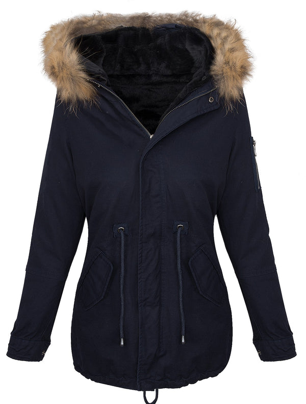 Damen Winterjacke Parka mit Echt-Pelz D-386_78674.jpg