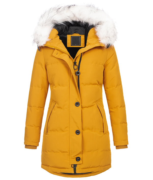 Damen Winterjacke Parka mit Kunstfellkragen D-429_74684.jpg