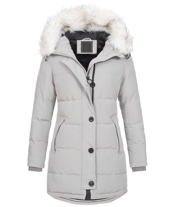 Damen Winterjacke Parka mit Kunstfellkragen D-429_74687.jpg