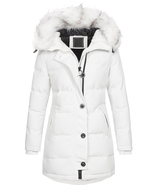 Damen Winterjacke Parka mit Kunstfellkragen D-429_74691.jpg