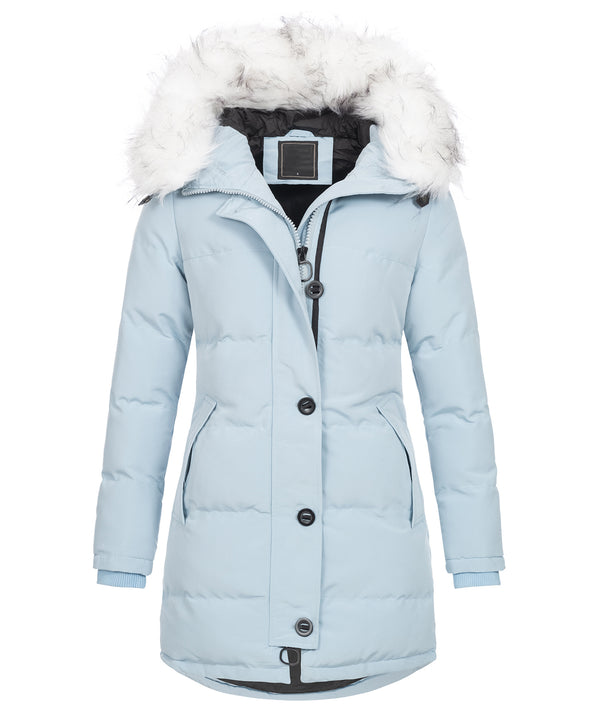 Damen Winterjacke Parka mit Kunstfellkragen D-429_74694.jpg