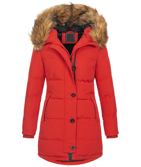 Damen Winterjacke Parka mit Kunstfellkragen D-429_74697.jpg