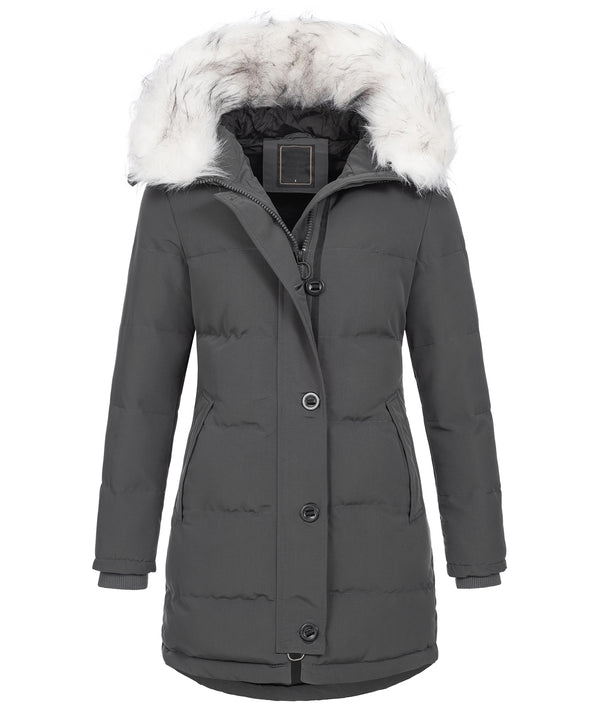 Damen Winterjacke Parka mit Kunstfellkragen D-429_74701.jpg