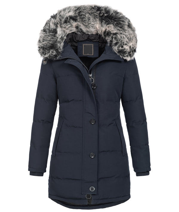 Damen Winterjacke Parka mit Kunstfellkragen D-429_74704.jpg
