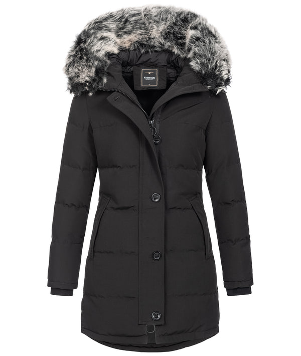Damen Winterjacke Parka mit Kunstfellkragen D-429_74707.jpg