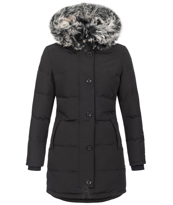Damen Winterjacke Parka mit Kunstfellkragen D-429_74708.jpg