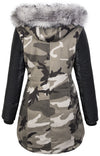Damen Winterjacke Parka mit Kunstlederärmel Camouflage D-349_78503.jpg