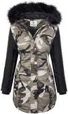 Damen Winterjacke Parka mit Kunstlederärmel Camouflage D-349_78505.jpg