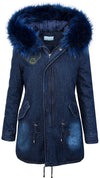 Damen Winterjacke im Jeans-Look Kunstfellkragen D-342 _78475.jpg
