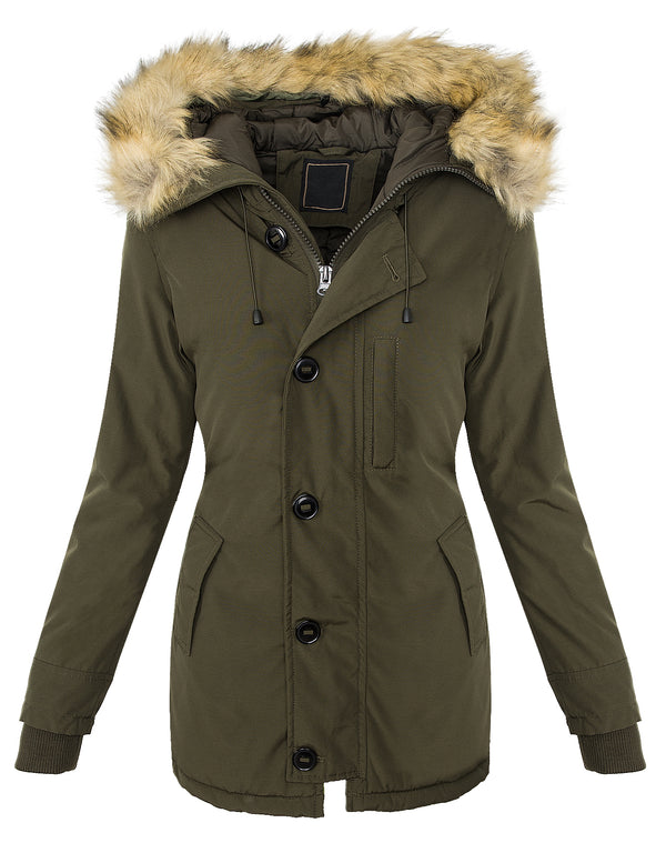 Damen Winterjacke mit Kapuze Kunstfellkragen D-374_78616.jpg