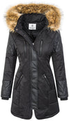 Damen Wintermantel Kapuze mit Kunstfellkragen D-355_78519.jpg