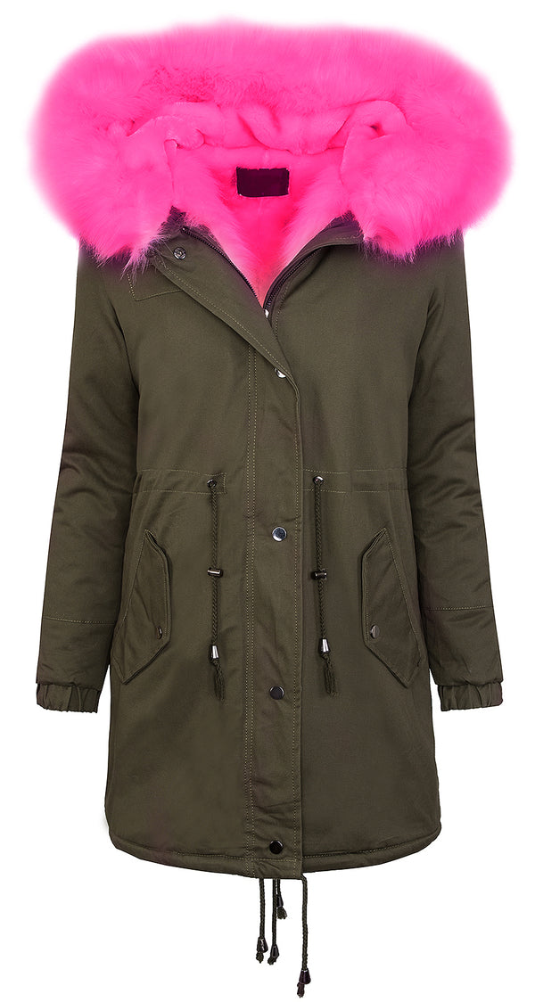 Damen Wintermantel Parka mit XXL-Kunstfellkragen gefüttert D-256_78076.jpg