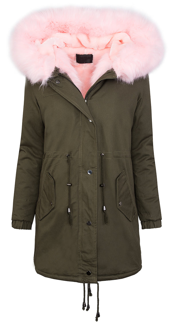 Damen Wintermantel Parka mit XXL-Kunstfellkragen gefüttert D-256_78078.jpg