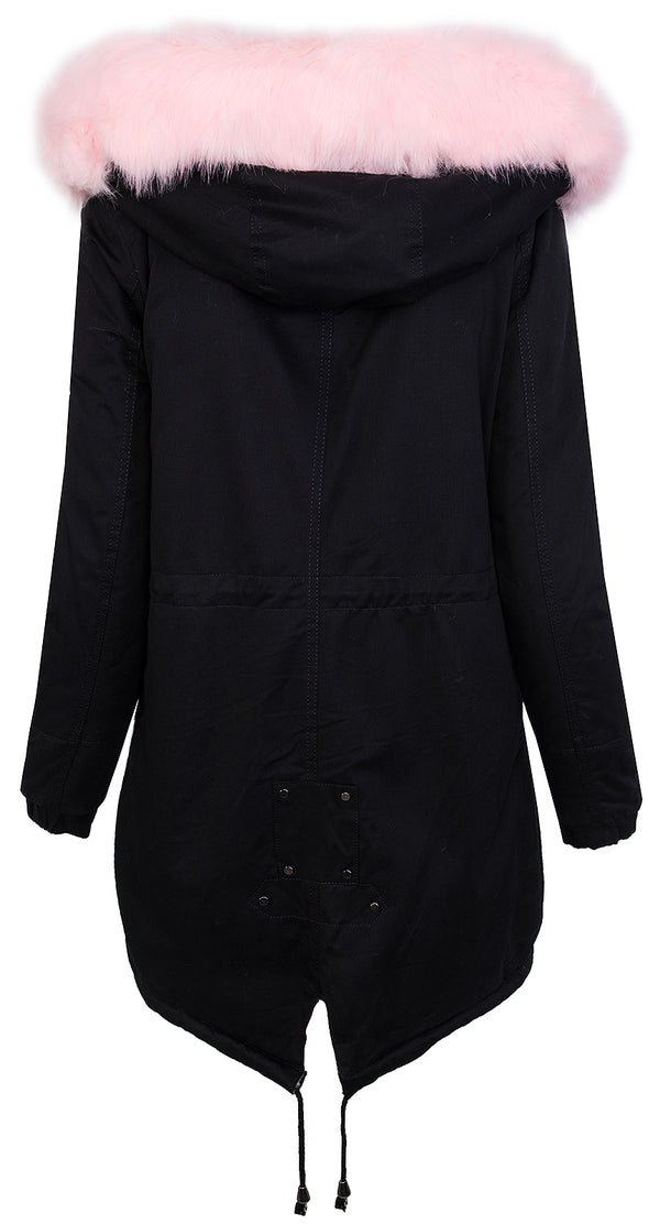 Damen Wintermantel Parka mit XXL-Kunstfellkragen gefüttert D-256_78083.jpg