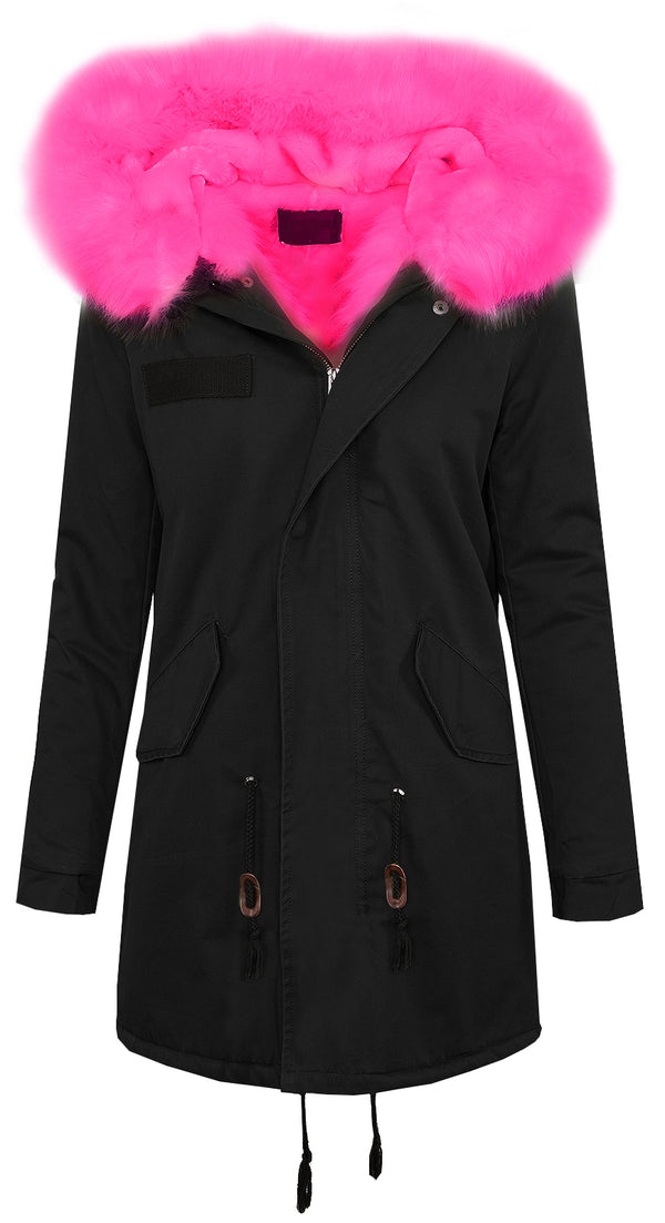 Damen winter mantel parka Kunstfellkragen Kapuze D-259_78220.jpg